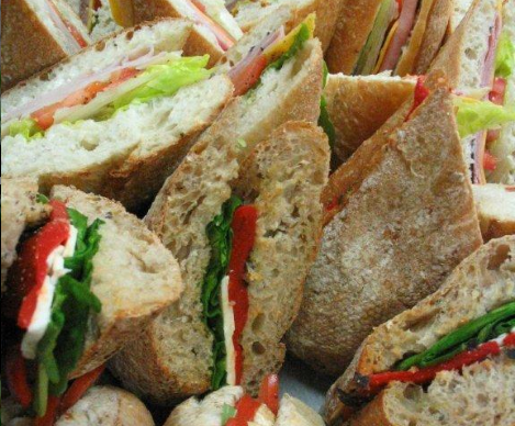 Vancouver Richmond catering sandwiches wraps lunch coffee