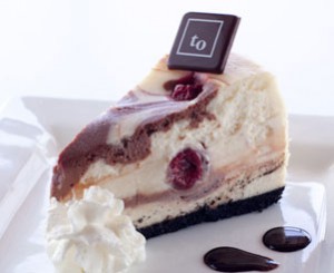 chocolate cherry cheesecake