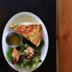 Quiche with salad - Trees Organic