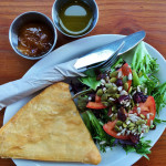 Samosa with Salad - Trees Organic