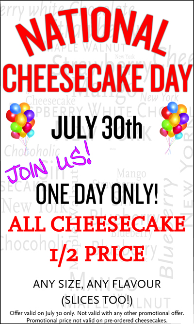 Celebrate National Cheesecake Day