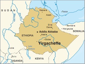 Map of Ethiopia