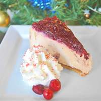 Cranberry Orange Cheesecake