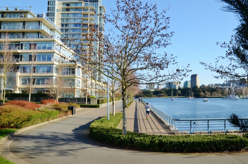 George Wainborn Park next to Trees Organic Coffee Yaletown Vancouver