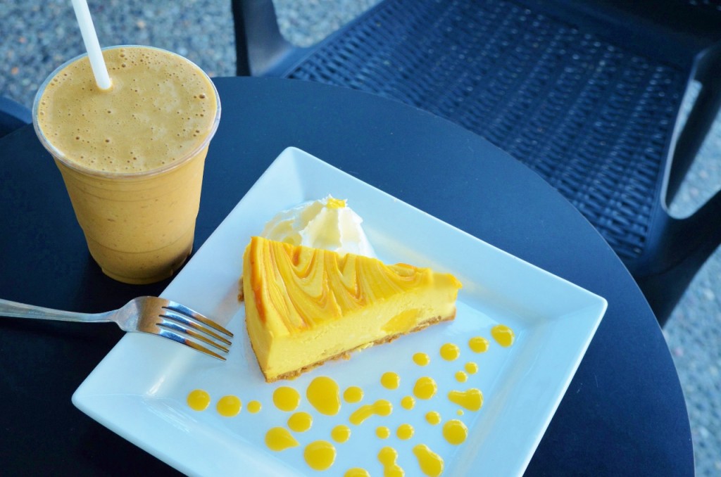 Mango Splash Cheesecake from Treescoffee.com