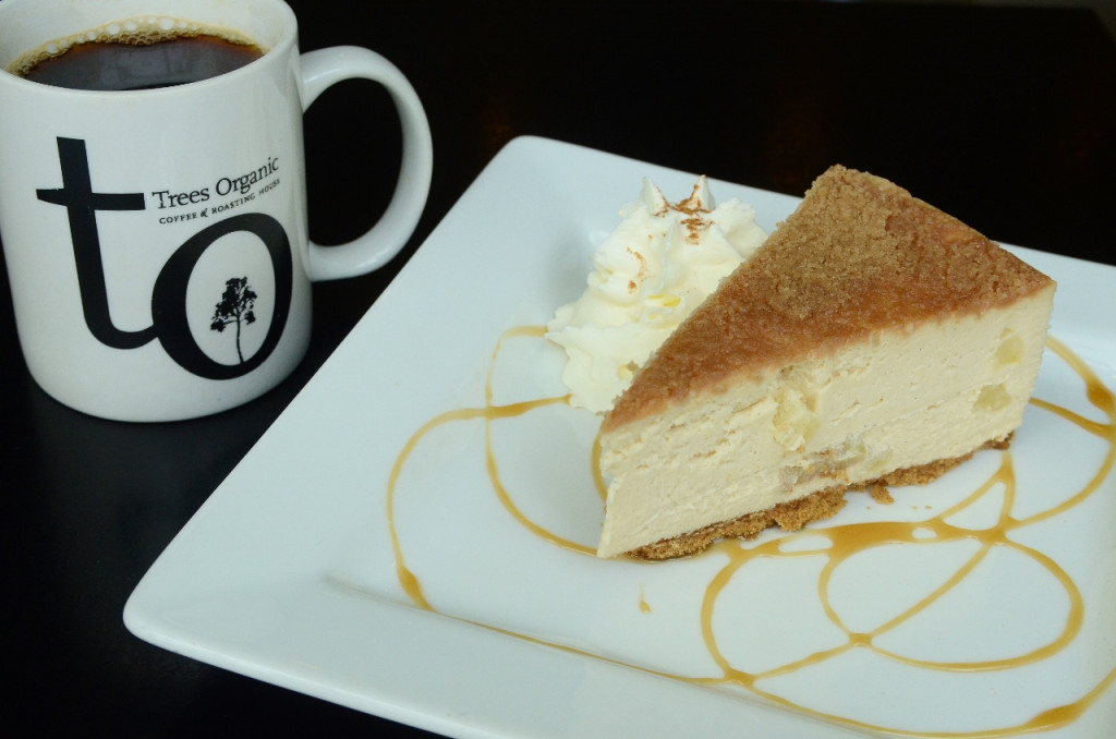 Apple Crumble Cheesecake by Trees Organic Coffee & Roasting House - Vancouver