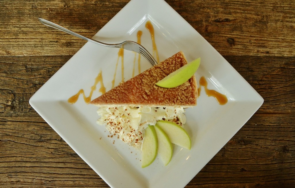 Apple Crumble Cheesecake by Trees Organic Coffee & Roasting House - Vancouver