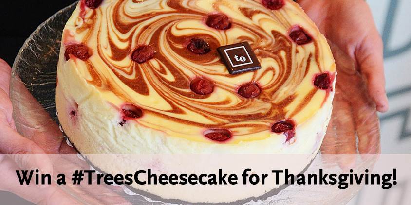 Win a Cheesecake for Thanksgiving - Trees Organic