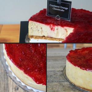 Cranberry Orange Cheesecake by Trees Organic