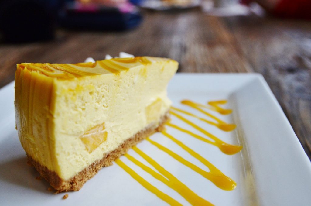 Mango Splash Cheesecake - Trees Organic Coffee and Roasting House