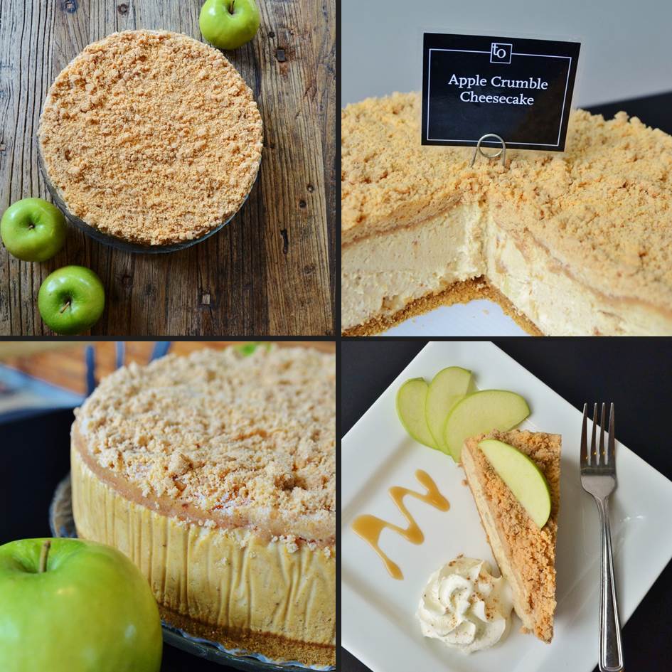 Apple Crumble Cheesecake by Trees Organic Coffee & Roasting House