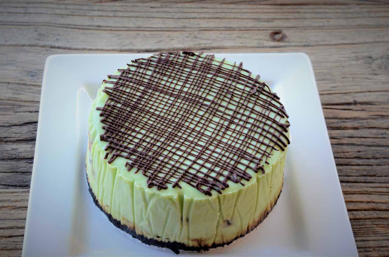 Mint Chocolate Chunk Cheesecake