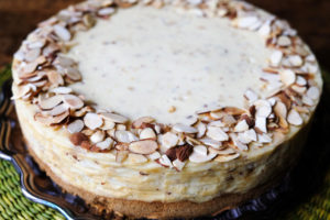 Almond Marizpan Cheesecake