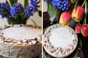 Almond Marzipan Cheesecake