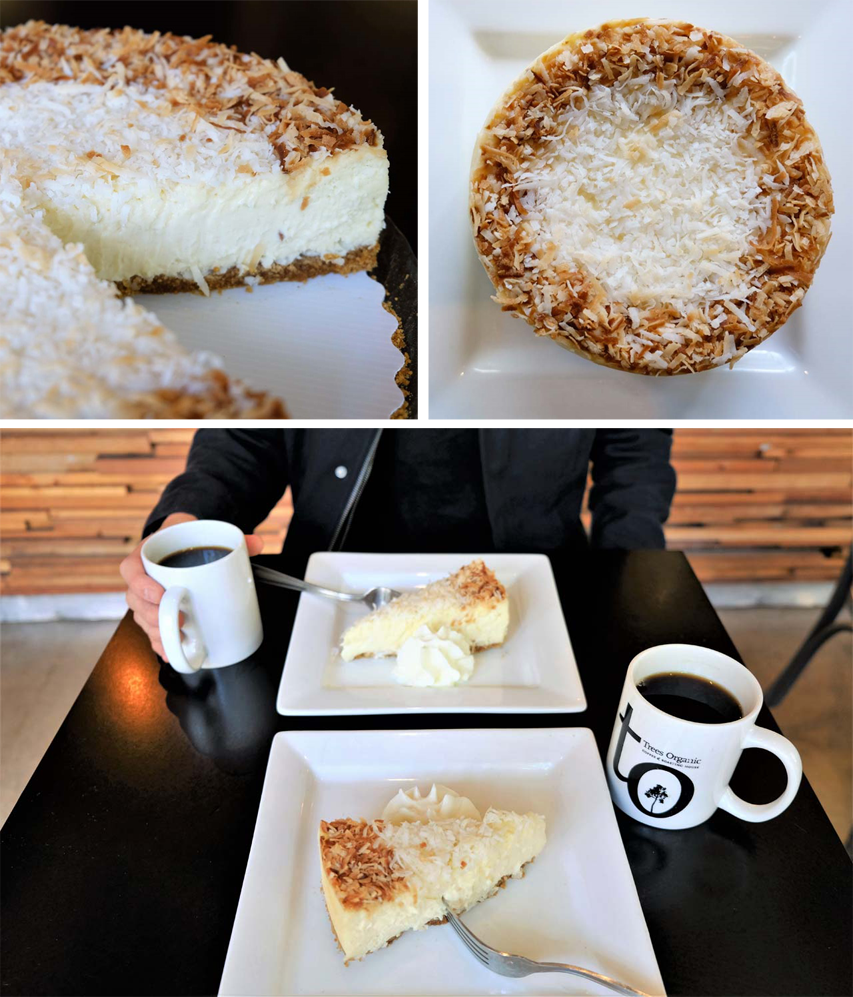 Coconut Dream Cheesecake - Trees Organic Coffee