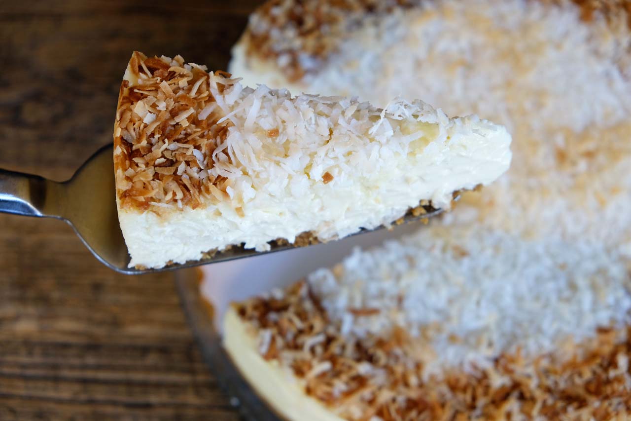 Coconut Dream Cheesecake - Trees Organic Coffee