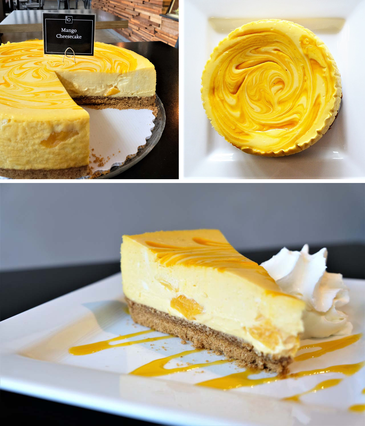 Mango Splash Cheesecake - Trees Organic Coffee