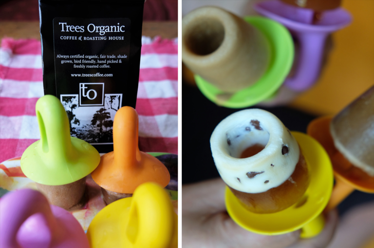 DIY Organic Coffee Popsicles at Home