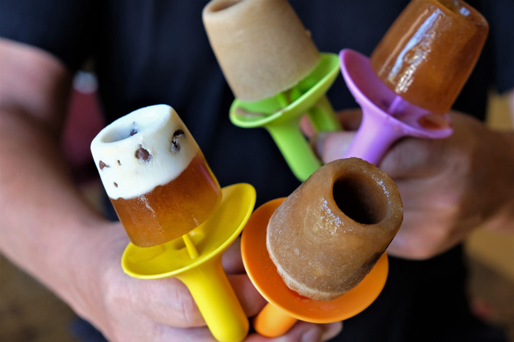 DIY Organic Coffee Popsicles at Home