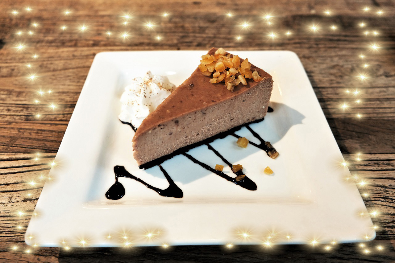 Chocolate Orange Cheesecake by Trees Organic Coffee