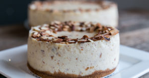 Almond Marzipan Cheesecake by Trees Organic Coffee
