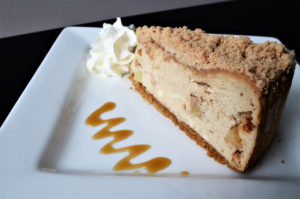 Apple Crumble Cheesecake by Trees Organic Coffee