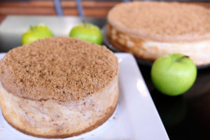 Apple Crumble Cheesecake by Trees Organic Coffee