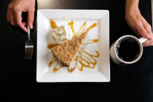 Apple Crumble Cheesecake by Trees Organic Coffee