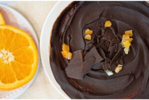 CHOCOLATE ORANGE CHEESECAKE