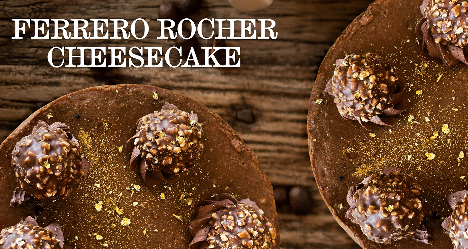 Our Delicious And Unique Ferrero Rocher Cheesecake Is Back Our Delicious And Unique Ferrero Rocher Cheesecake Is Back